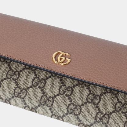 人気商品★GGマーモント・レザー コンチネンタルウォレット